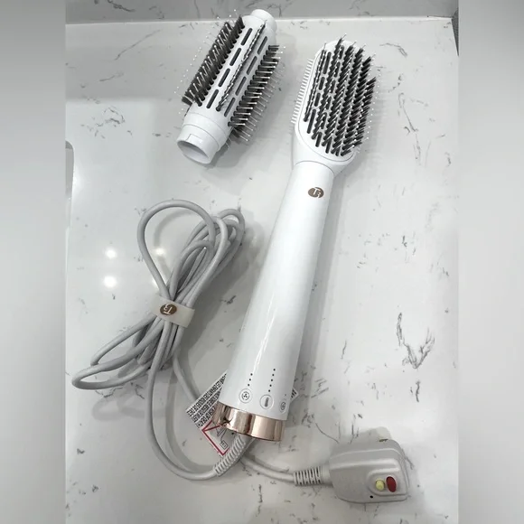 T3 AIREBRUSH DUO White & rose gold Interchangeable Hot Air Brush Brush like new Amazon.com:  main image 4
